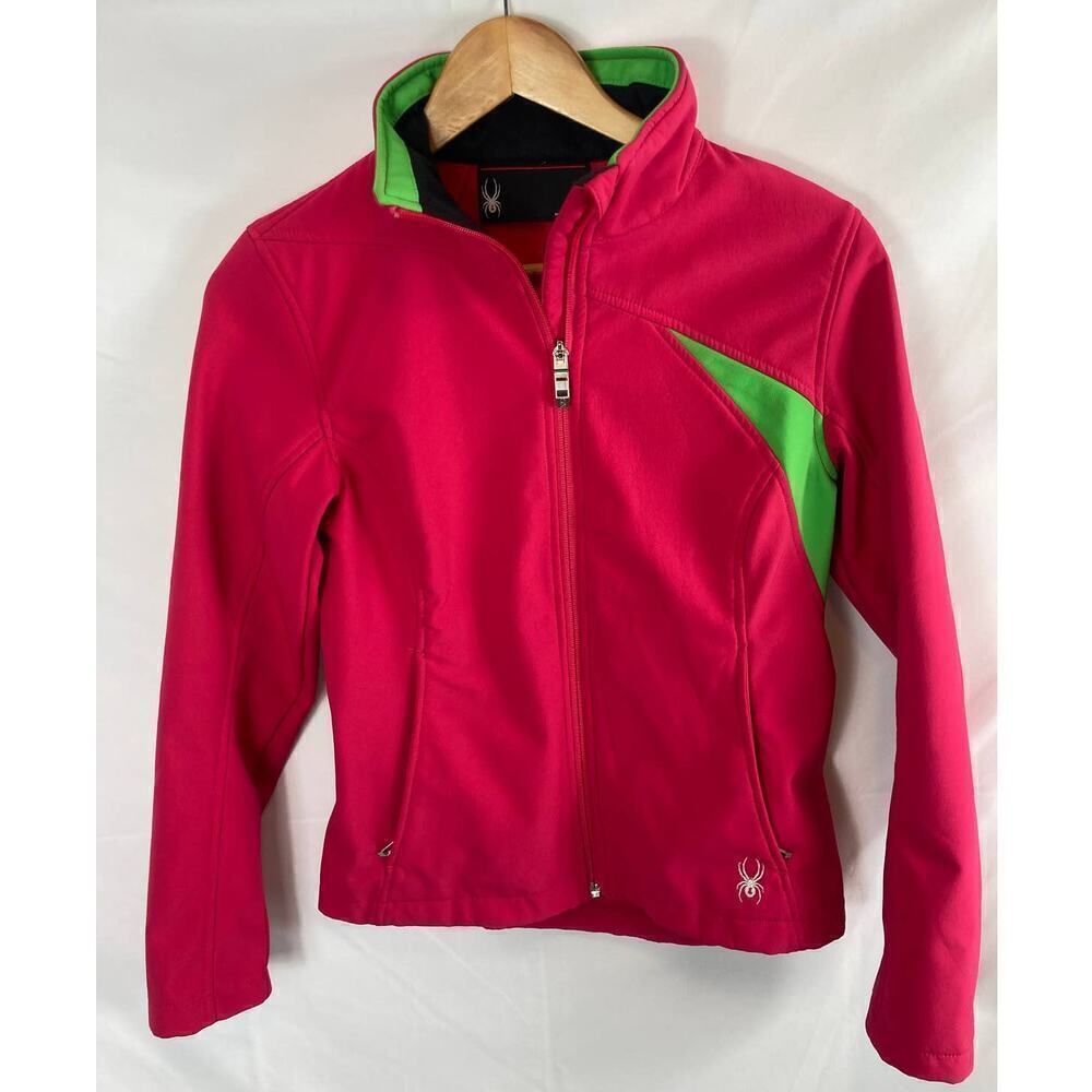 Spyder Pink Zip Up Jacket Size Small